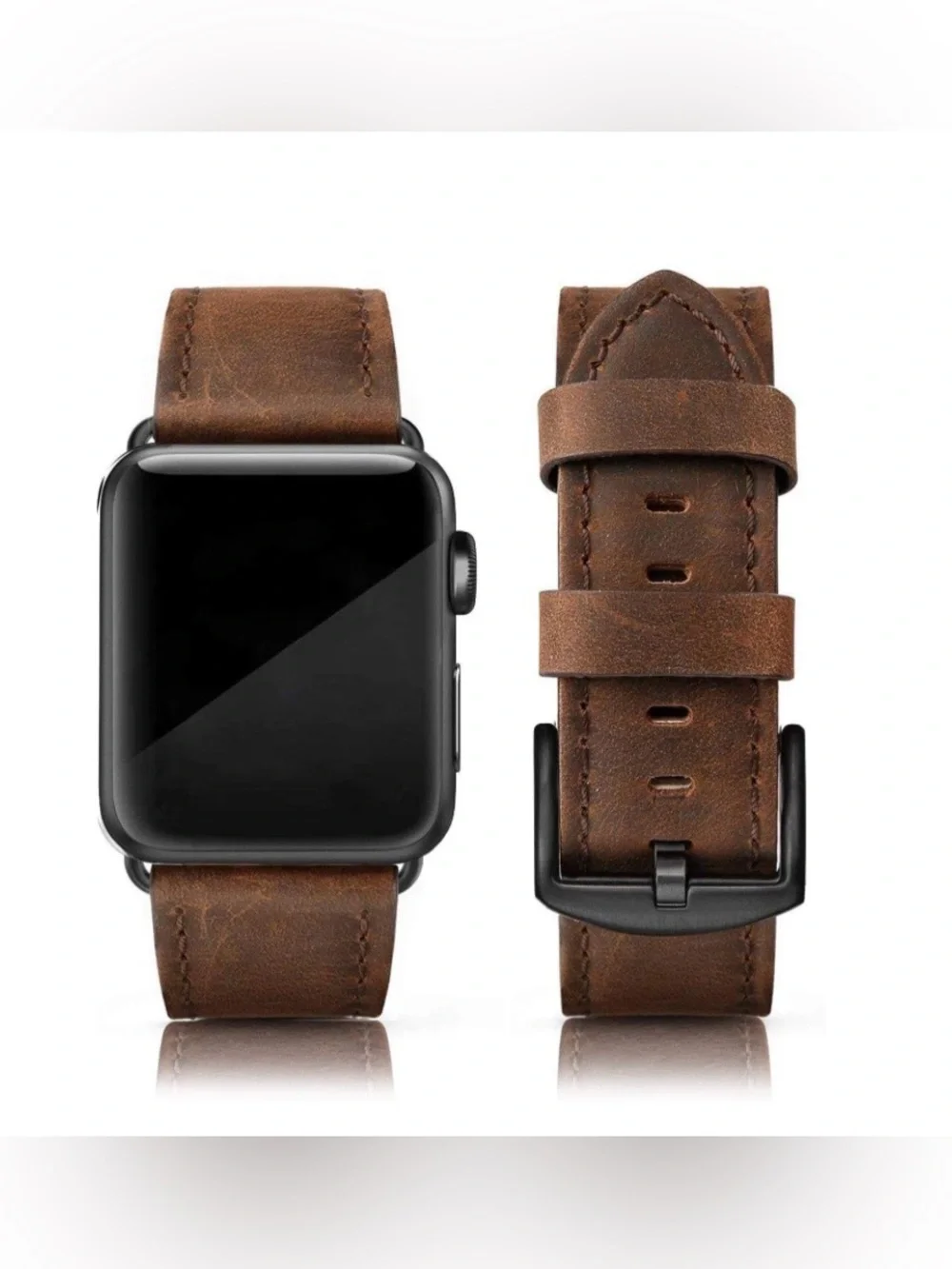 Smartwatch Band Genuine Leather Men’s - BROWN